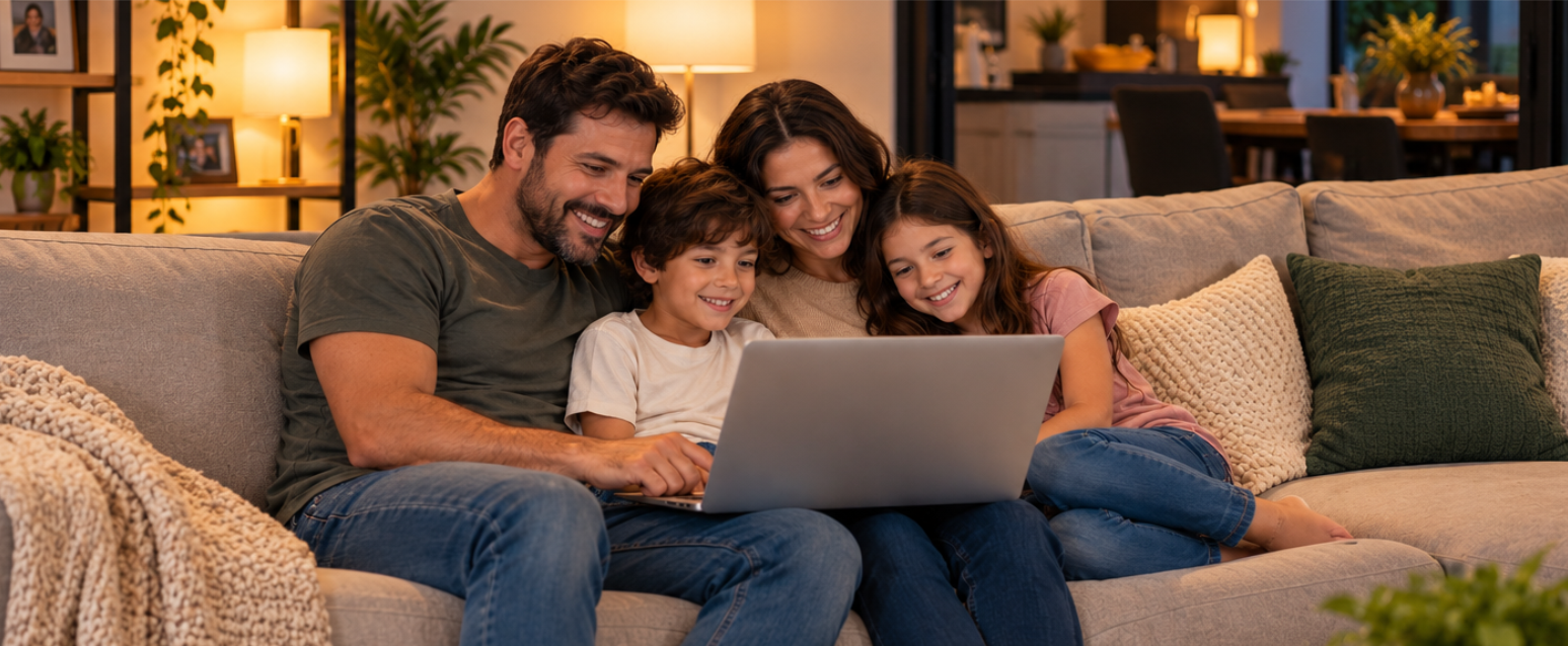 Casa com proteção AserNet
