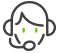 icone de uma atendente de call center